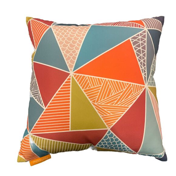 Modway Outdoor Patio Furniture Pillow Hammock Decor Geometric 17” X 17” - Picture 1 of 3